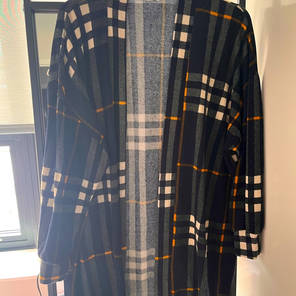 Lush Oversized Navy Cardigan